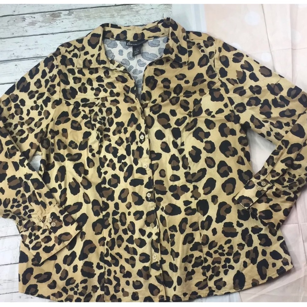Lane Bryant Animal Print Blouse